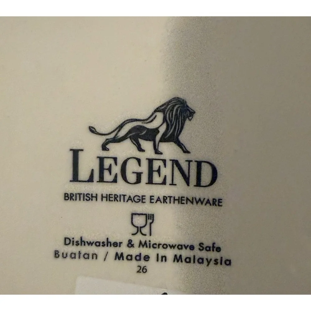 British Heritage Earthenware Legend Turkey Salad Plate 8 1/4